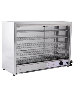 Vitrine chauffante en inox...